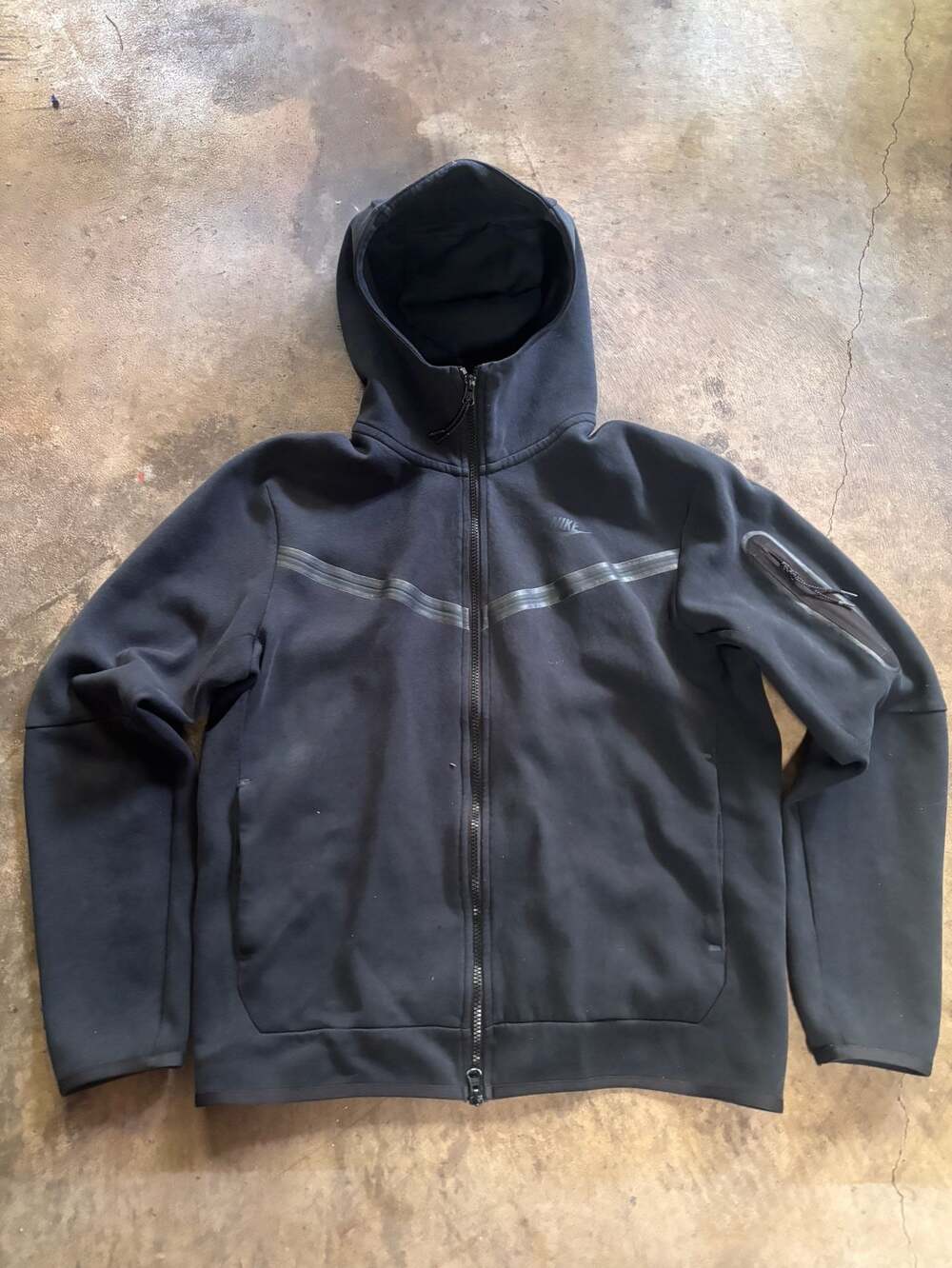 Nike Sportswear Tech Fleece Full-Zip Hoodie - Black CU4489-010